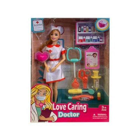 Professional Nurse Doll Playing Set - Alt View