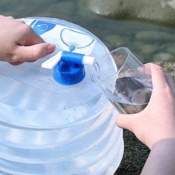 Collapsible Water Container with Spigot (5L) - DMC Wholesale