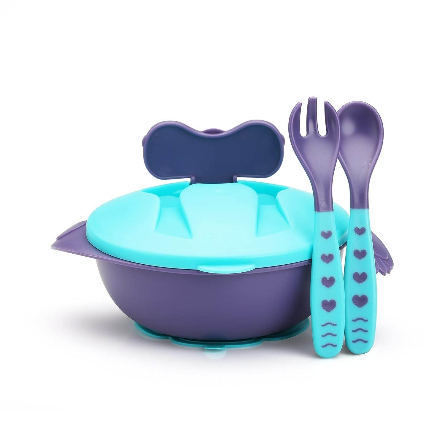 Dr Gym Baby Bowl BPA FREE With Spoon And Fork - DMC Wholesale