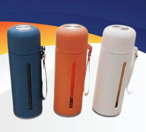 Decorative Glass Water Bottle (500ml) - DMC Wholesale