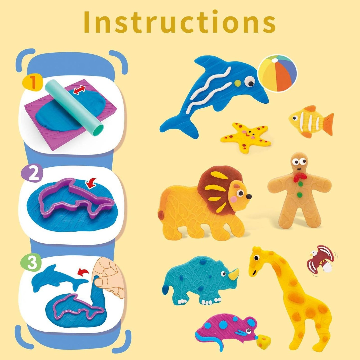 Colour Animal Resort Play Dough Set - DMC Wholesale