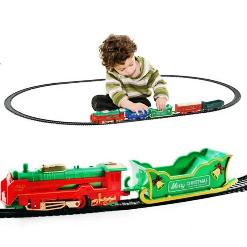 Christmas Electric Construction Train Track Set - DMC Wholesale