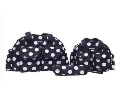 Polka Dot Baby Diaper Bag Set (3 pcs) - DMC Wholesale