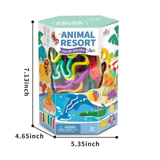 Colour Animal Resort Play Dough Set - DMC Wholesale