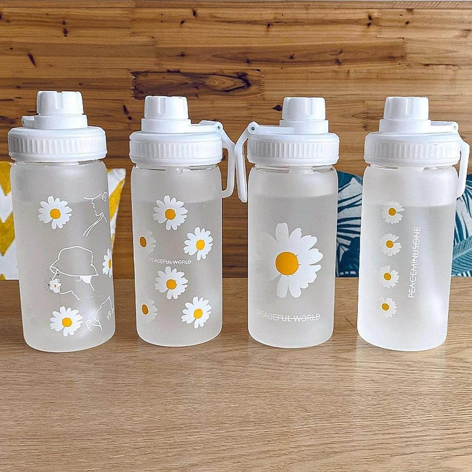 Sunflower Water Bottle (500ml) - DMC Wholesale