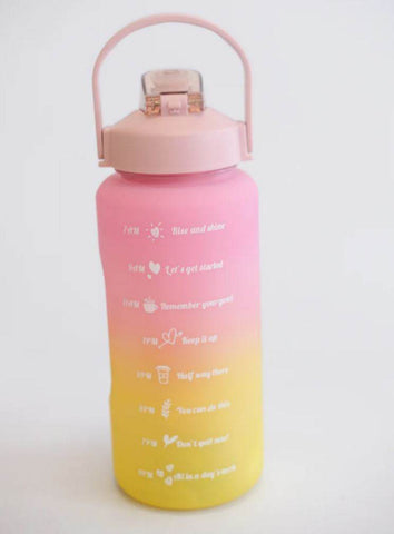 Vibrant Motivational Water Bottle (2L)(Each) - Alt View