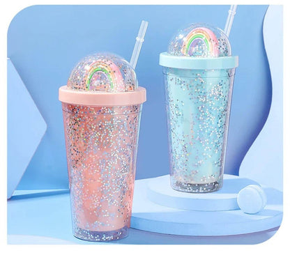 Rainbow Travel Tumbler Cup (600ml) - DMC Wholesale