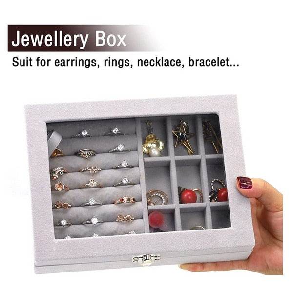 Multiple Compartments Jewellery Storage Box - DMC Wholesale