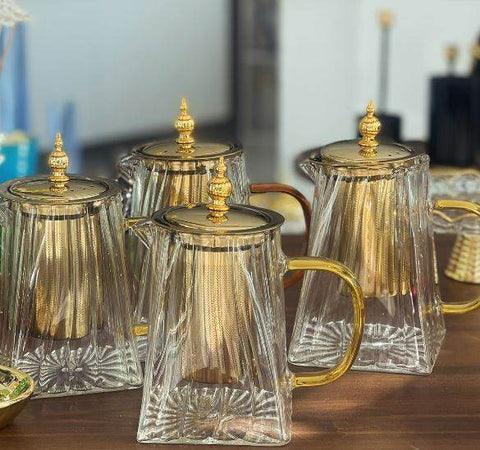 Heat-Resistant Glass Teapot (950ml)(Each) - Alt View