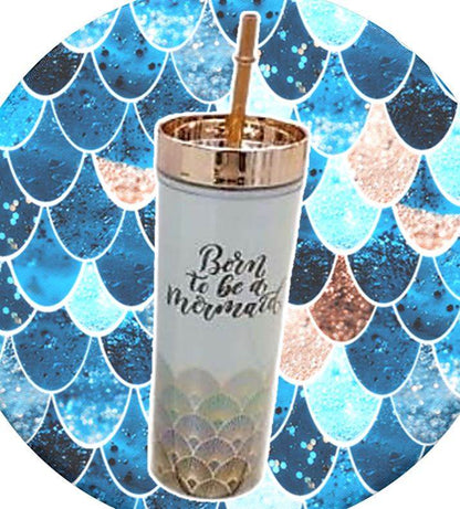 Mermaid Plastic Water Bottle (470ml) - DMC Wholesale