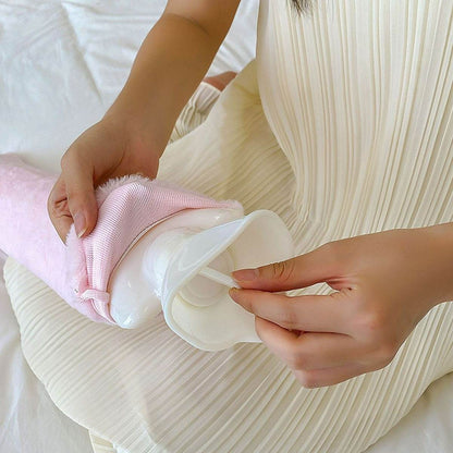 Extra Long Water Injection Hot Water Bottle (Pink) - DMC Wholesale