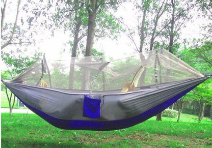 Outdoorsman's Hammock With Mosquito Net - DMC Wholesale