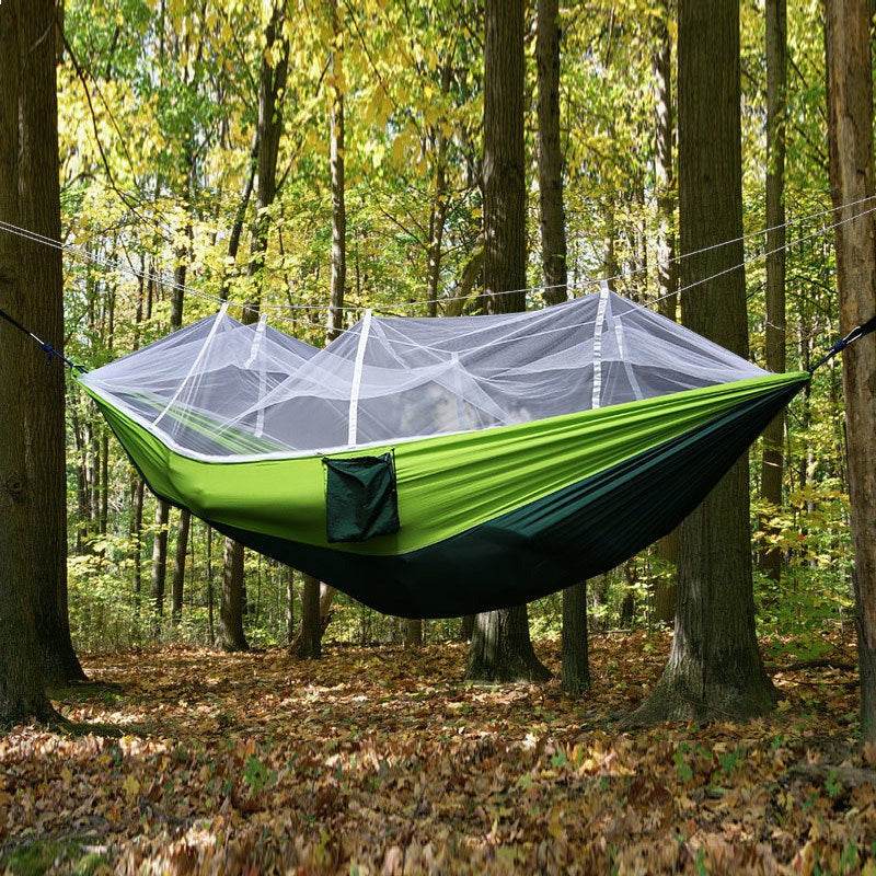 Outdoorsman's Hammock With Mosquito Net - DMC Wholesale