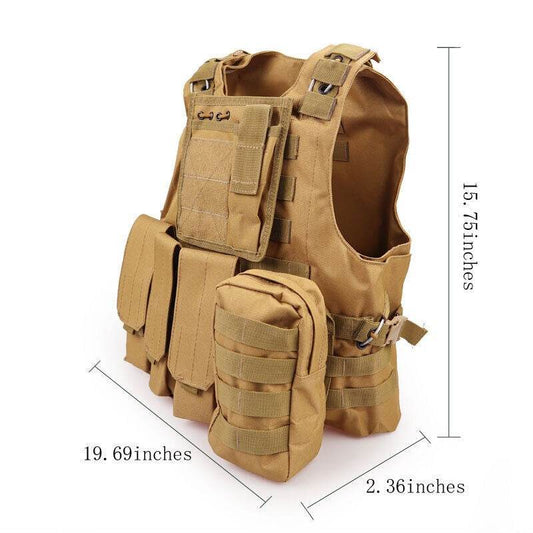 Tactical Vest and Hunting Field Battle Airsoft Waistcoat - DMC Wholesale