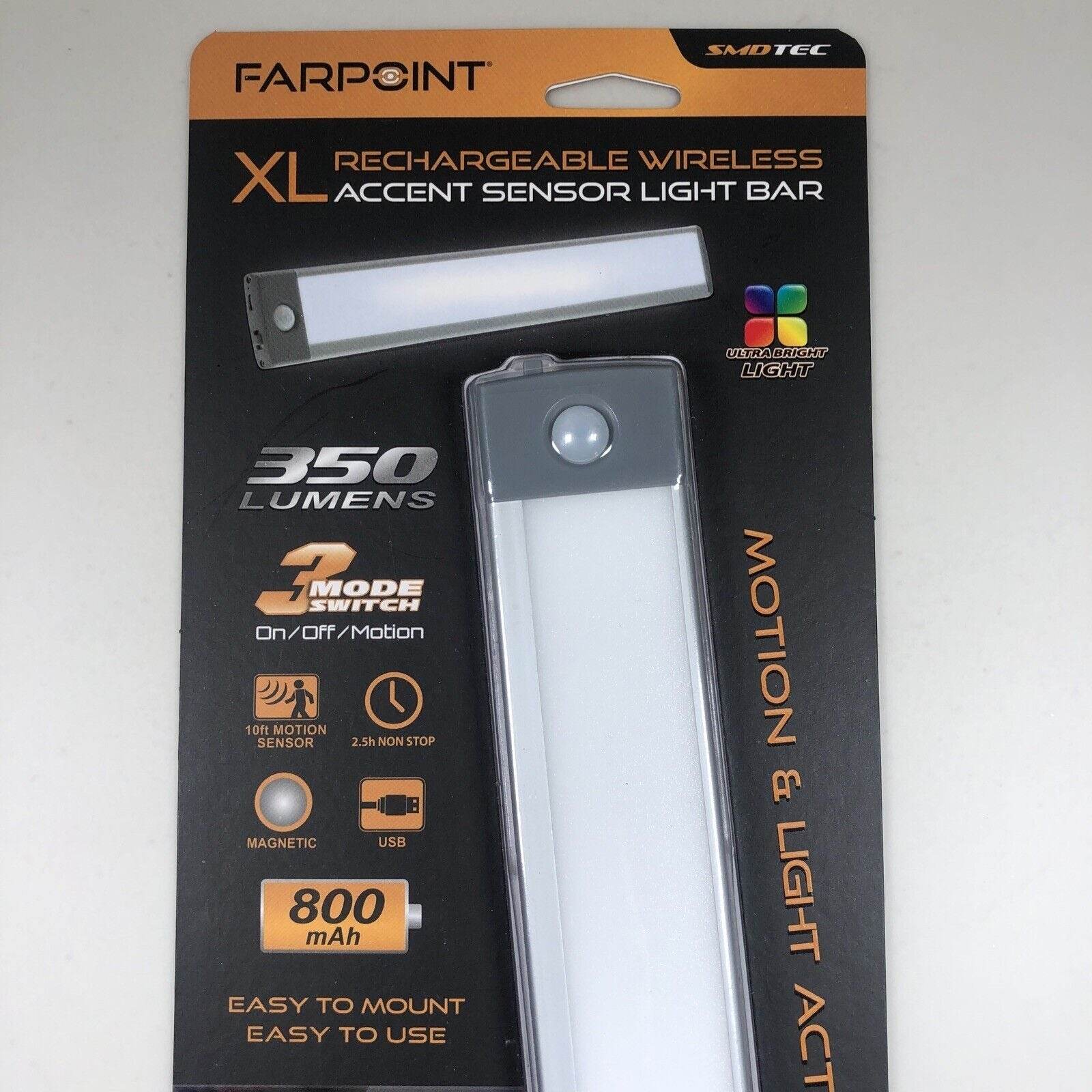 Rechargeable Motion Activated Light Bar - DMC Wholesale