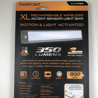 Rechargeable Motion Activated Light Bar - DMC Wholesale