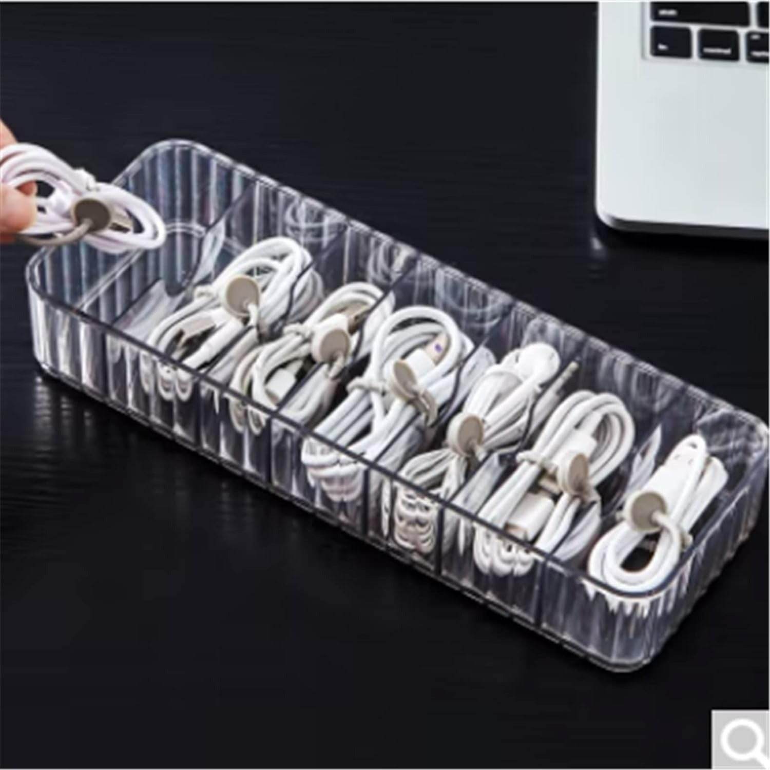 Data Cable Storage Box (Grey) - DMC Wholesale