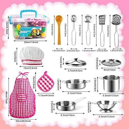 Kids Kitchen Play Pots and Pans - DMC Wholesale