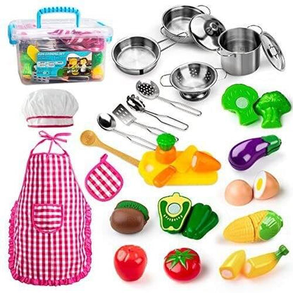 Kids Kitchen Play Pots and Pans - DMC Wholesale