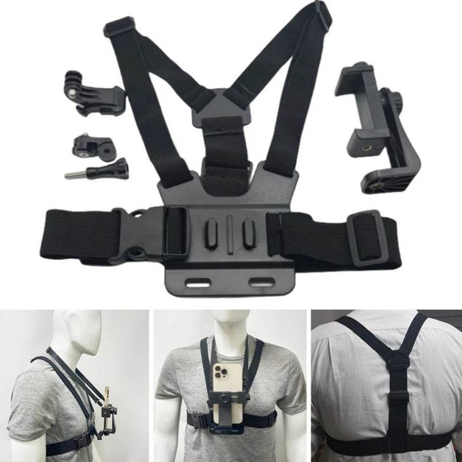 Camera Chest Harness with Adjustable Holder - DMC Wholesale