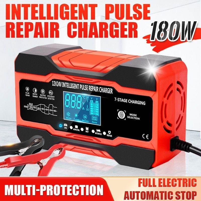 Smart Pulse Car Battery Charger - DMC Wholesale