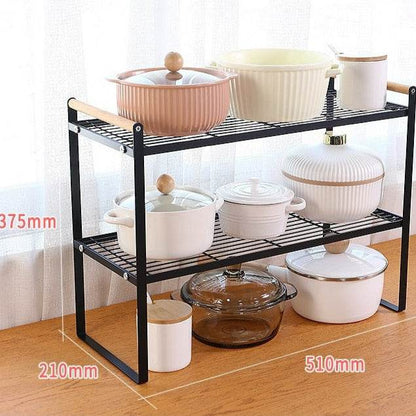 Multifunctional Steel Rack (2 Tier) - DMC Wholesale