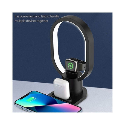 Magnetic 4in1 Wireless Charging Dock with Lamp (15W)(iPhone) - DMC Wholesale