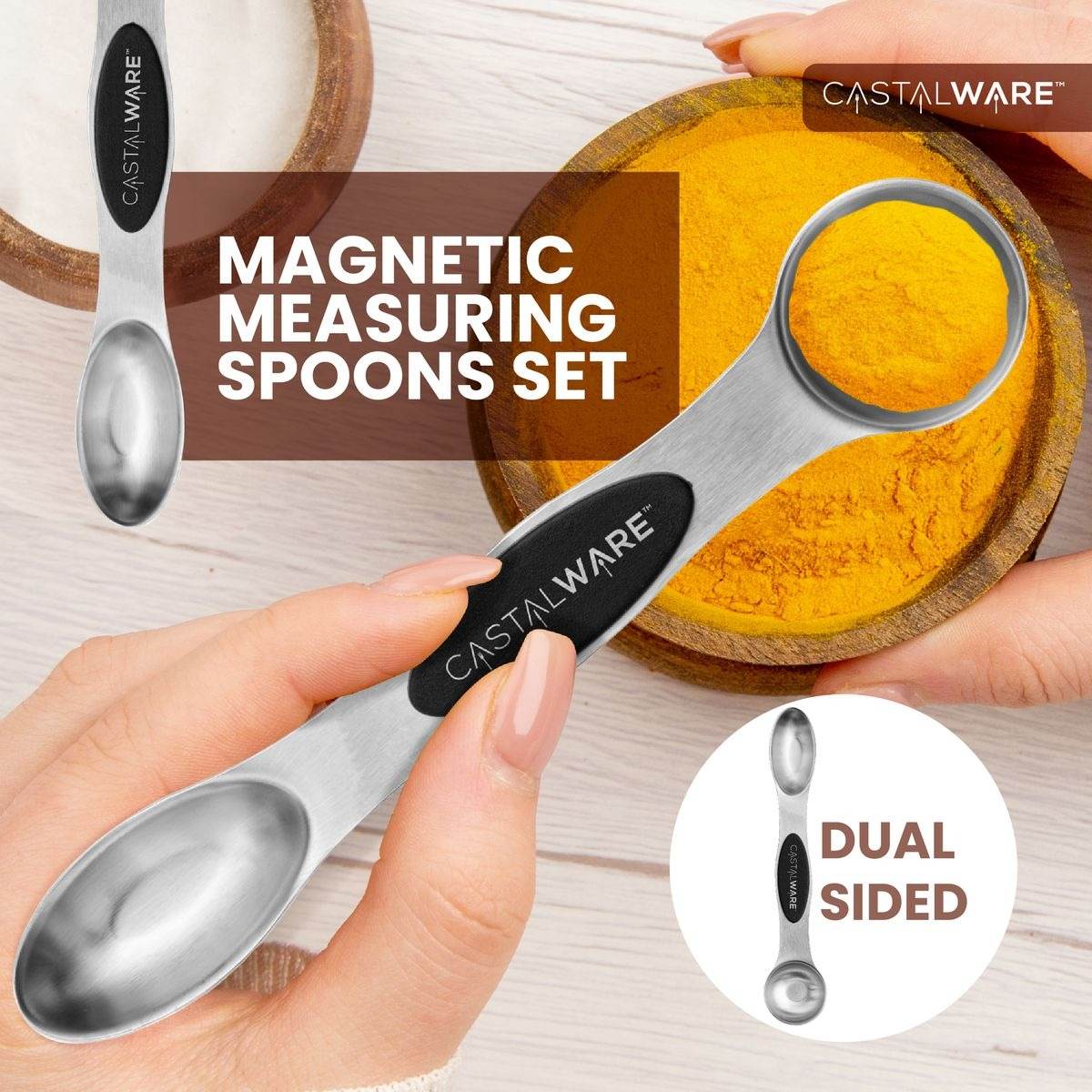 Magnetic Measuring Spoons Set - DMC Wholesale