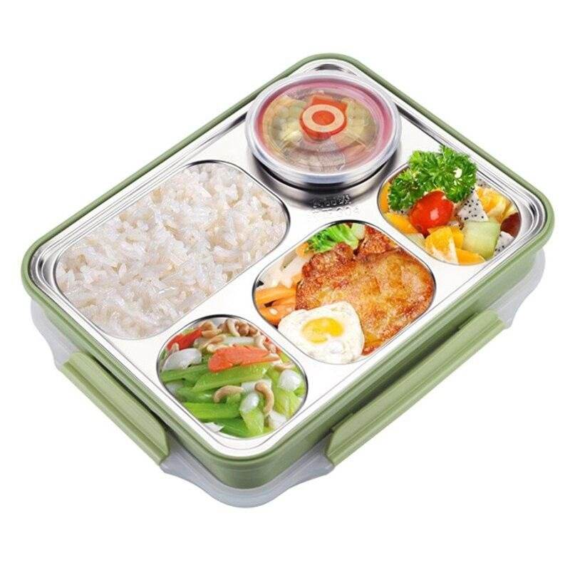 Stainless Steel Lunch Box (5 Compartment) - DMC Wholesale