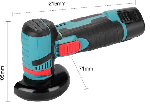 Portable Lithium Electric Angle Grinder (12V) - Alt View