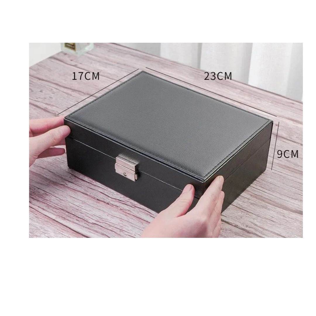 Compact Double Layer Jewelry Storage Organizer - DMC Wholesale