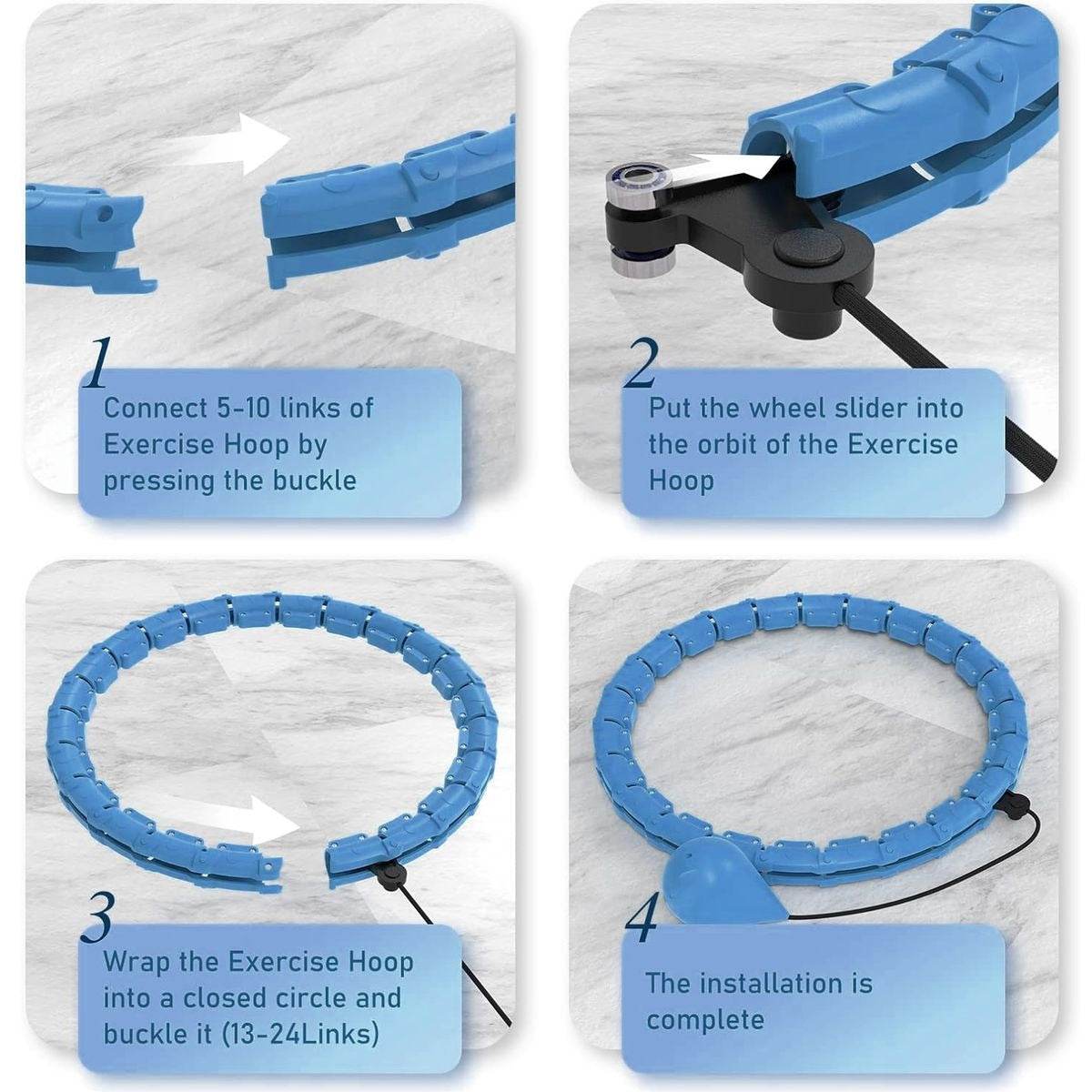 Smart Weighted Hula Hoop (Random Colour) - DMC Wholesale