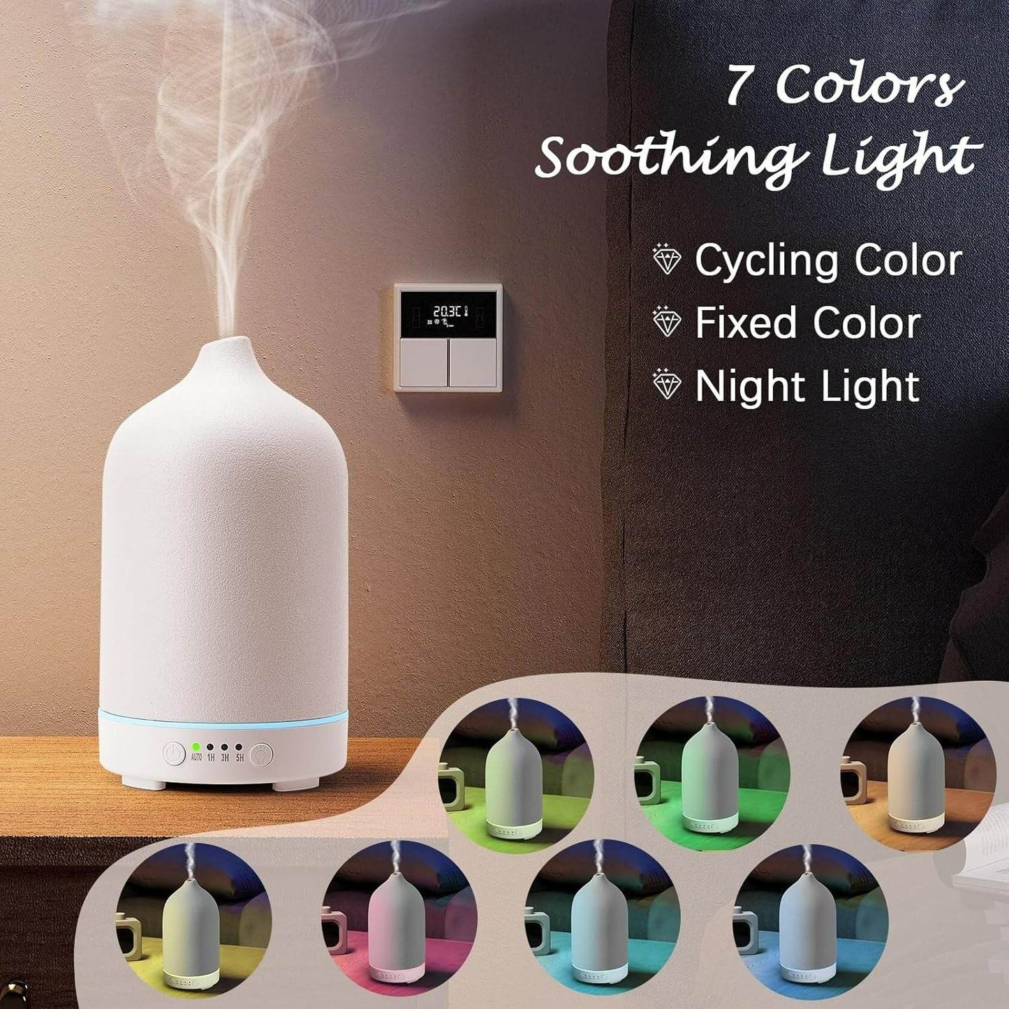 Ultrasonic Air Diffuser Aromatherapy Humidifier - DMC Wholesale