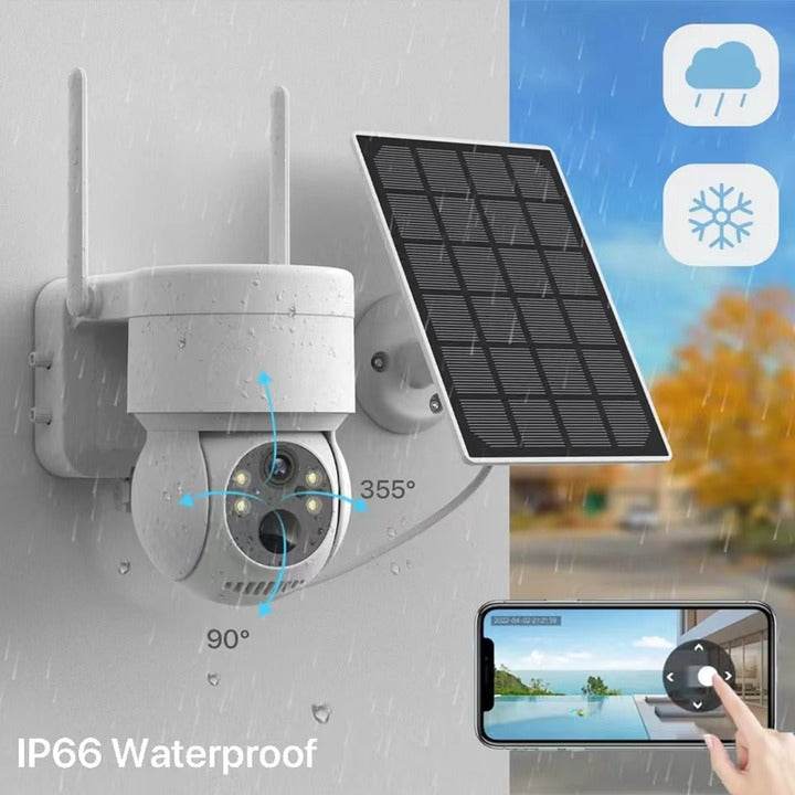 Solar Powered Smart Wi-Fi Wireless Security Camera - DMC Wholesale