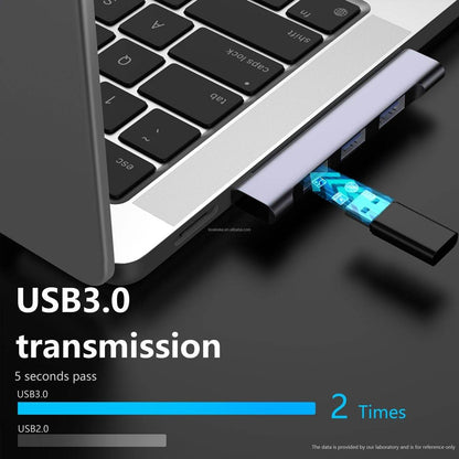 4 in 1 USB C Hub WIth 4 USB Ports - DMC Wholesale