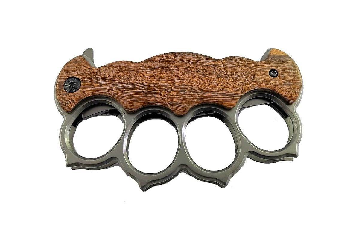 Folding Pocket Knife and Knuckle Duster - DMC Wholesale