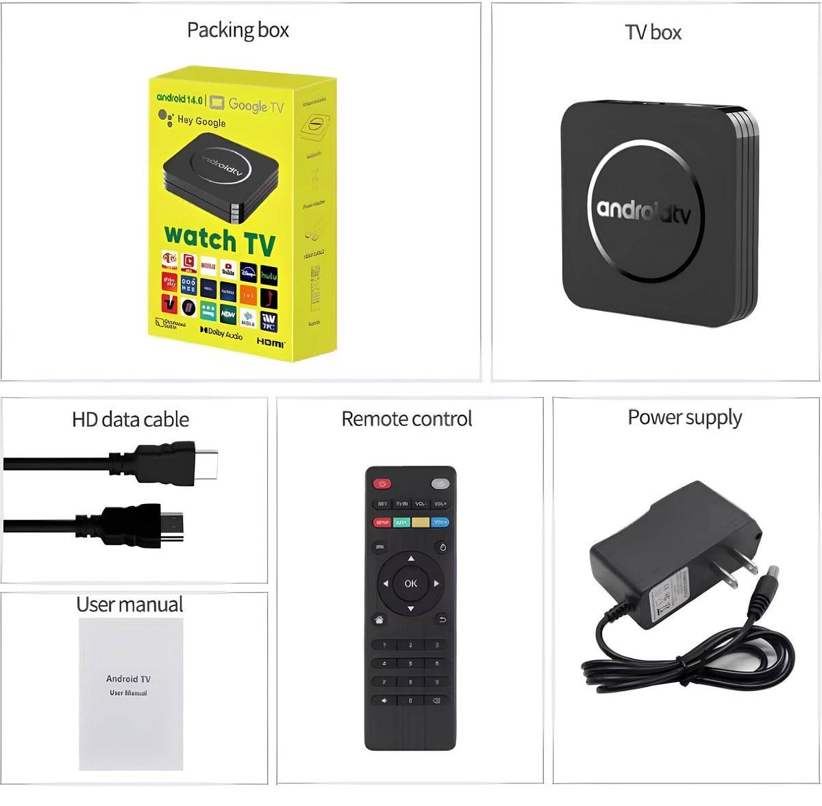 Google TV Android 14.0 Watch TV Box - DMC Wholesale