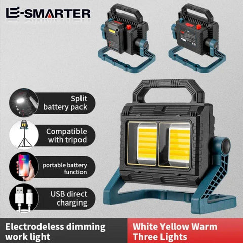Work And Flood Spotlight (Rechargeable) - Alt View