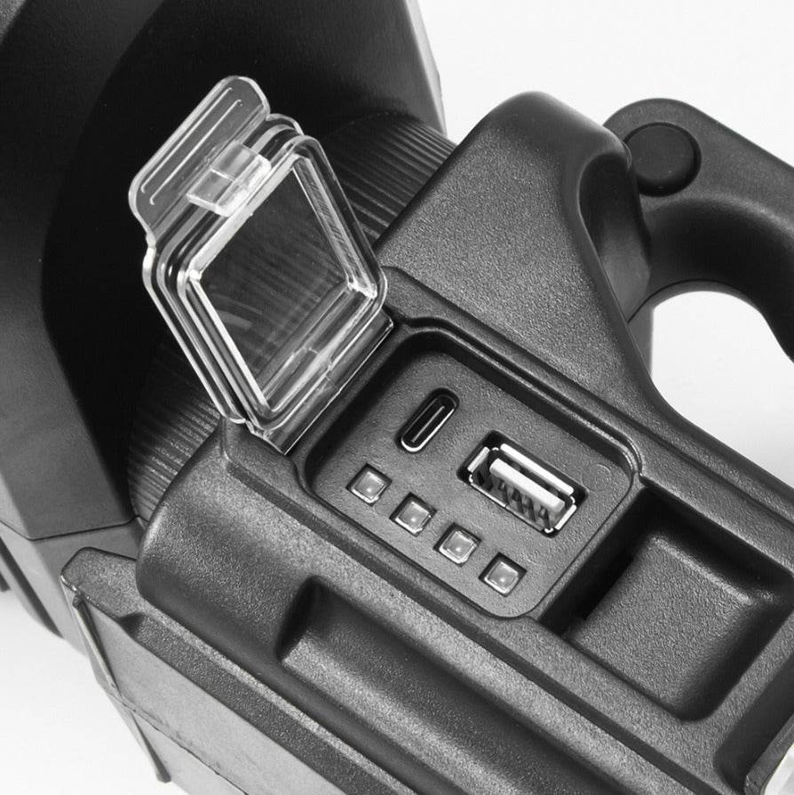 Multifunctional LED High Power Searchlight With Power Bank - DMC Wholesale