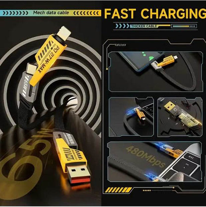4In1 Premium Fast Charging Cable - DMC Wholesale