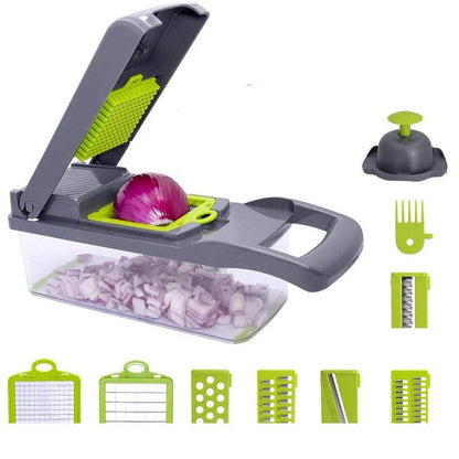 Classic Vegetable Chopper Slicer Dicer (14 pcs) - DMC Wholesale