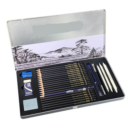 29 Piece Quality Sketch Pencil Set - DMC Wholesale