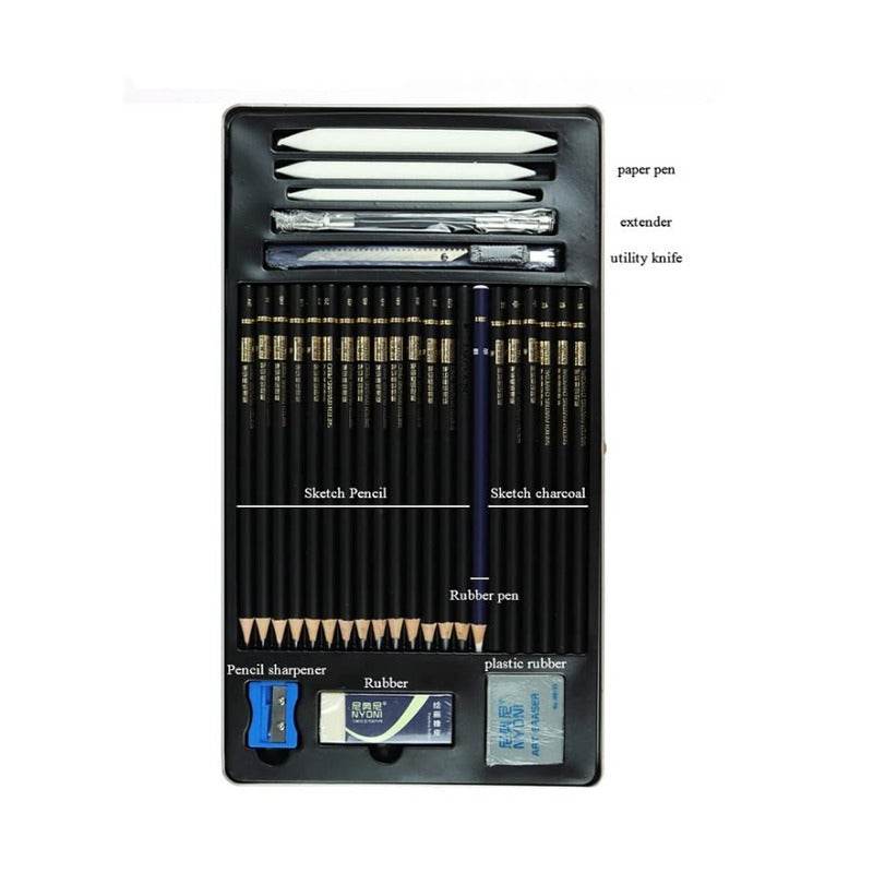 29 Piece Quality Sketch Pencil Set - DMC Wholesale