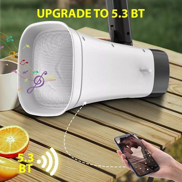 Wireless Solar Powered Loud Speaker