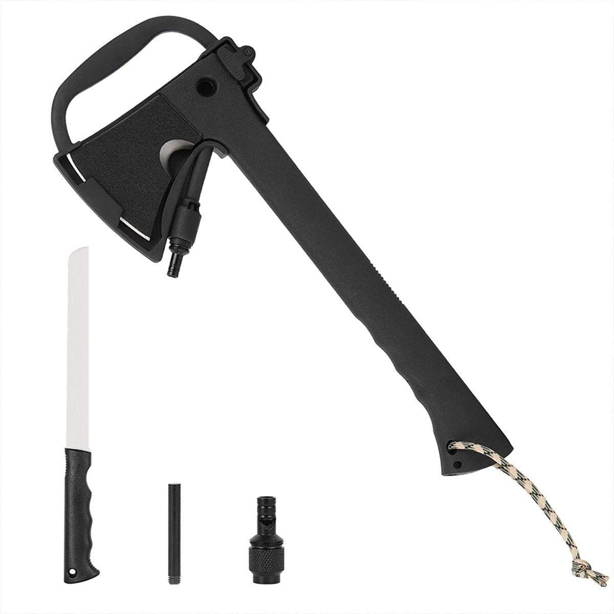 Tomahawk Axe with Knife, Flint & Whistle - DMC Wholesale