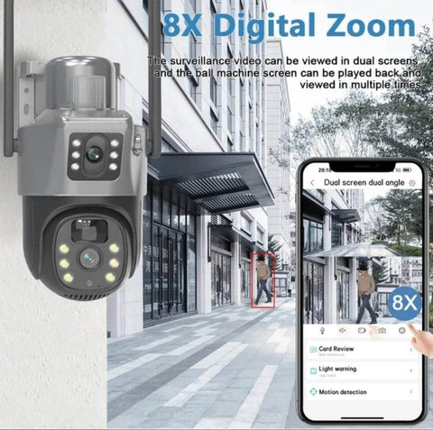 Dual Lens Solar Camera (4G)