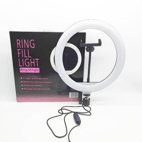 Modern 10 Inch LED Dimmable Selfie Ring Light (Without Stand)