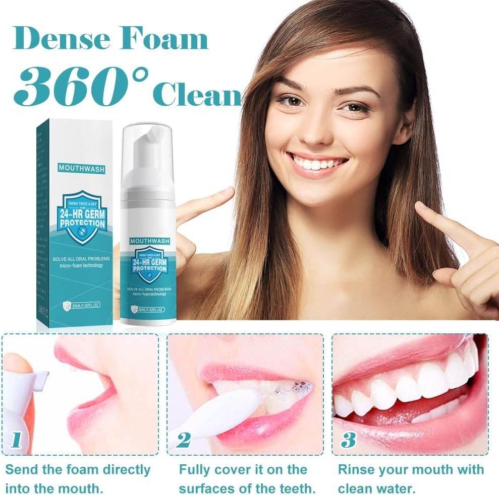 Teeth Whitening Mouthwash Foam - DMC Wholesale