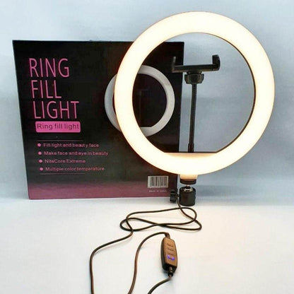 Modern 10 Inch LED Dimmable Selfie Ring Light (without stand) - DMC Wholesale