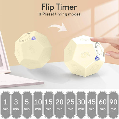 Rotating Cube Clock For Desk And Kitchen - DMC Wholesale
